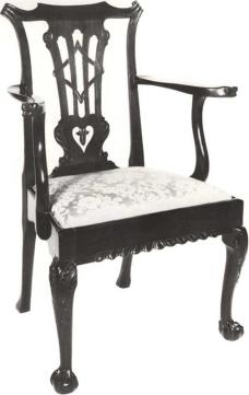 Ferneyhough chair at The Mary Washington House of the Association for the Preservation of Virginia Antiquities